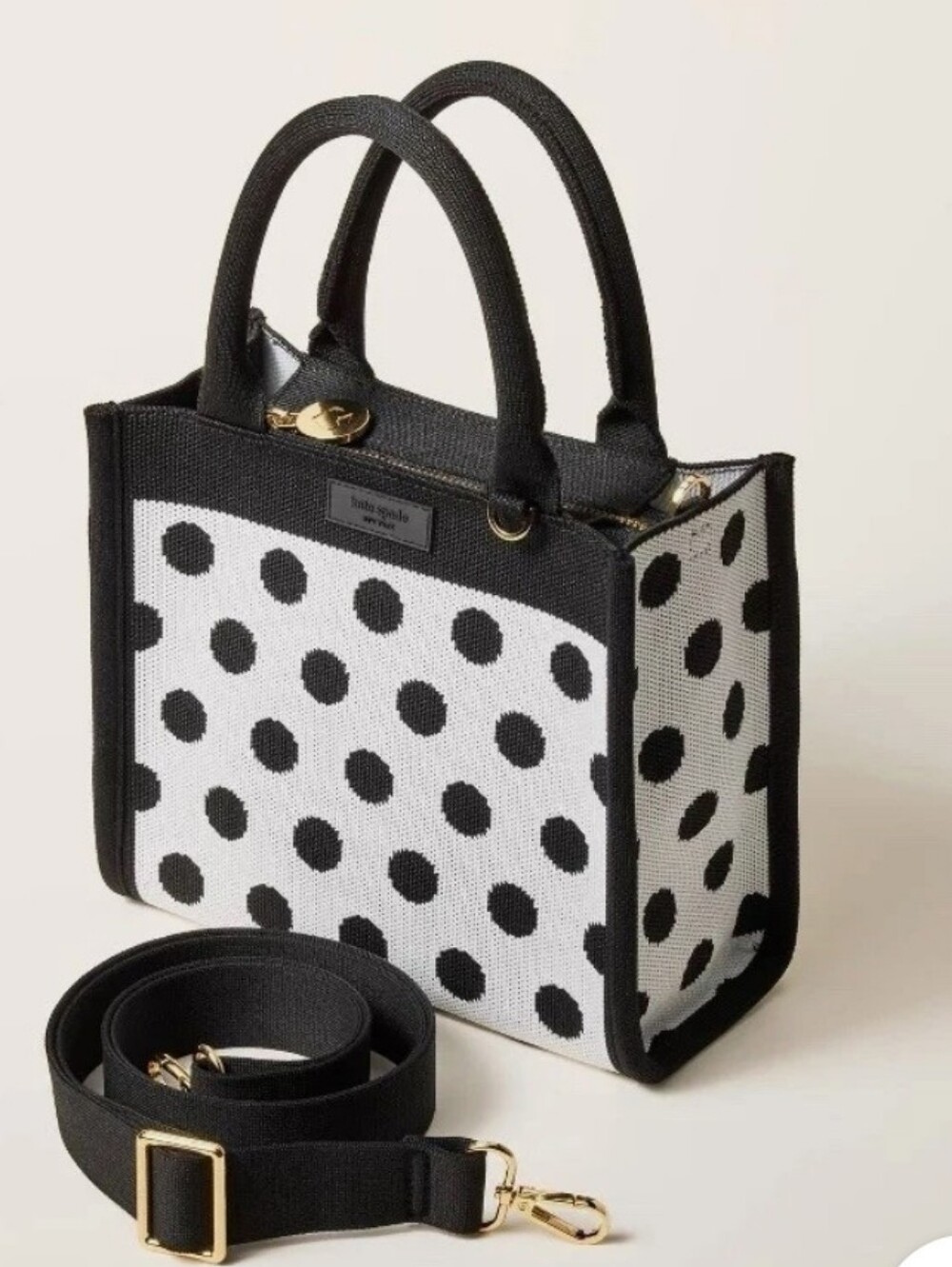 Kate Spade Polka Dot Knit Crossboby Bag